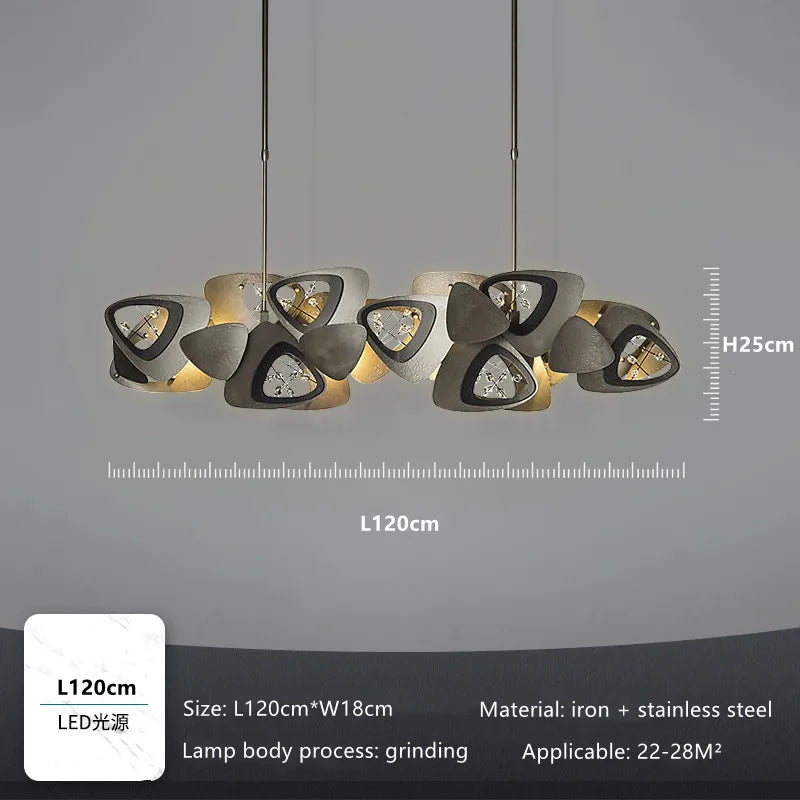 lustre postmoderne créatif en cristal suspension luminaire