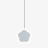 Suspension rose ou blanche LED avec des formes différentes pour les enfants