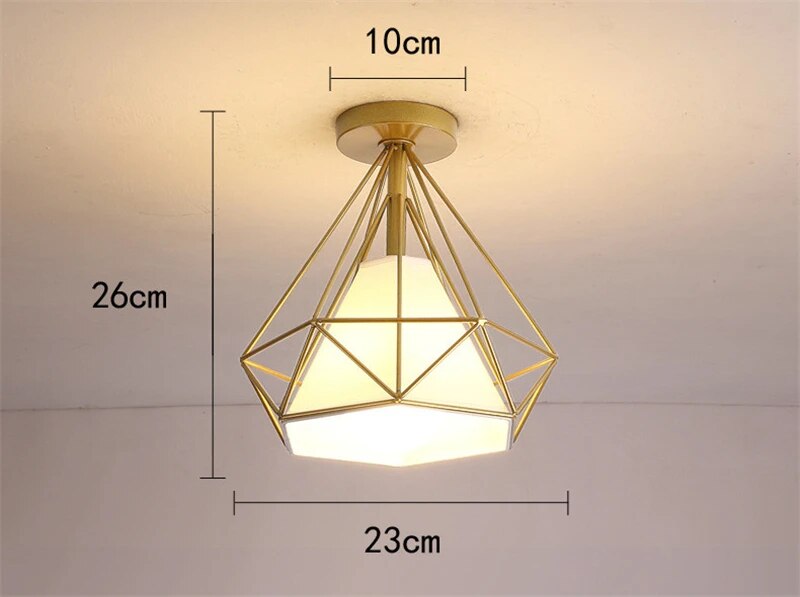 Plafonnier simple moderne blanc