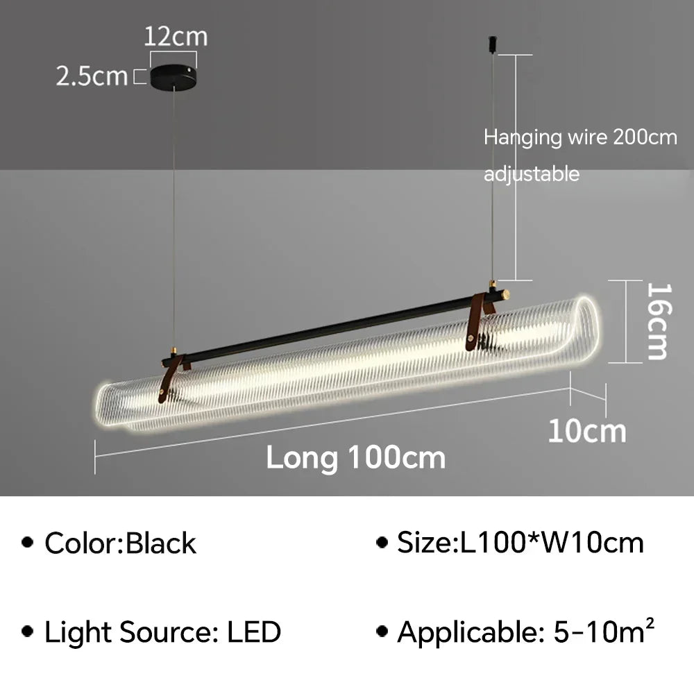 suspension LED design moderne pour divers espaces