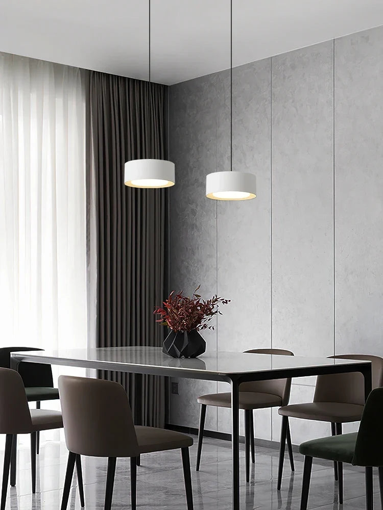 gys suspension led panneau rond en acrylique