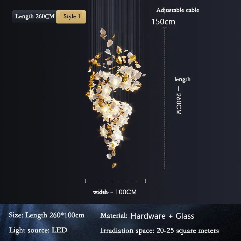 lustre led moderne pour décoration et éclairage maison