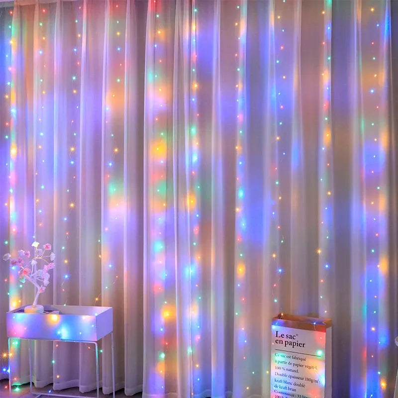 guirlande lumineuse led avec télécommande et 8 modes décoratifs