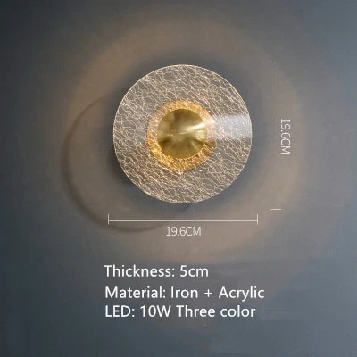 applique murale led fleur en acrylique décoration artistique intérieure