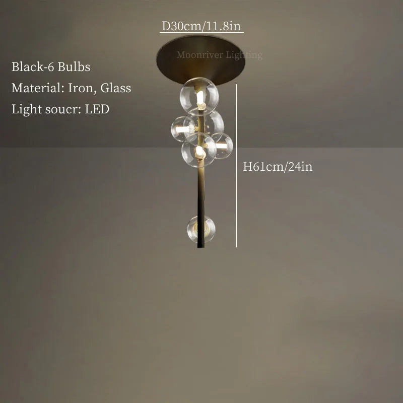 lustre moderne à led design créatif pour intérieur élégant