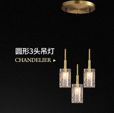 lustre en cristal doré design pour intérieur élégant et moderne