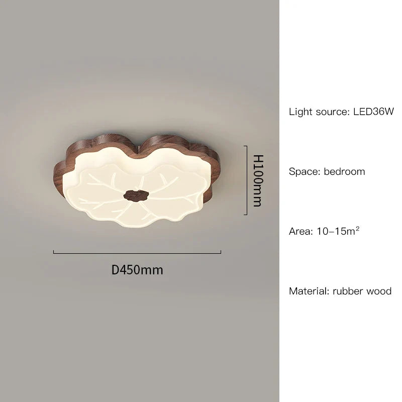 lustre moderne en imitation bois design créatif éclairage intérieur