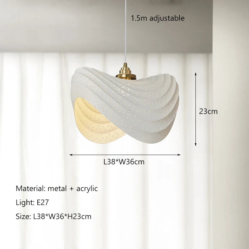 lustre style wabi sabi nordique led pour décoration maison