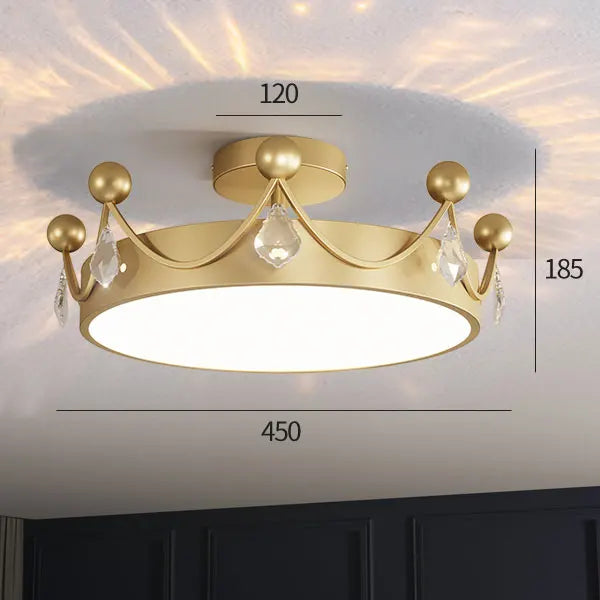 plafonnier minimaliste en cristal design scandinave luxe