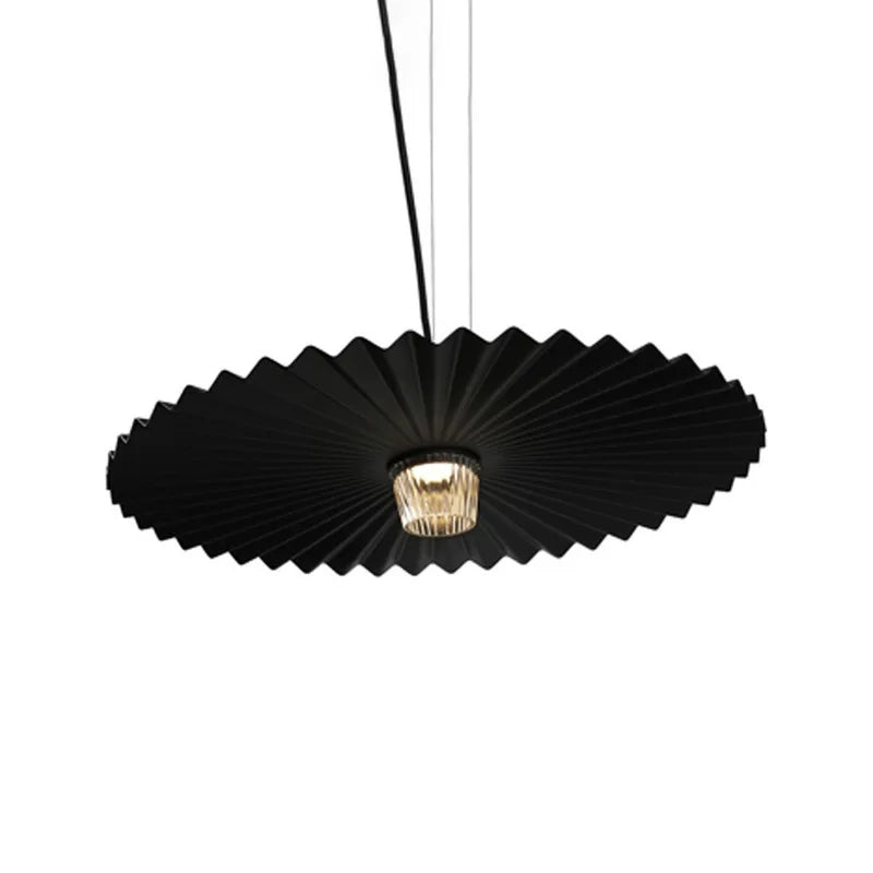suspension art nordique plissée pour café restaurant et magasin