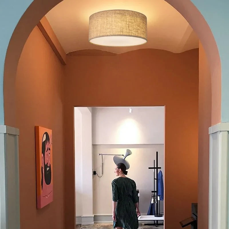 lustre nordique led simple moderne pour allée loft