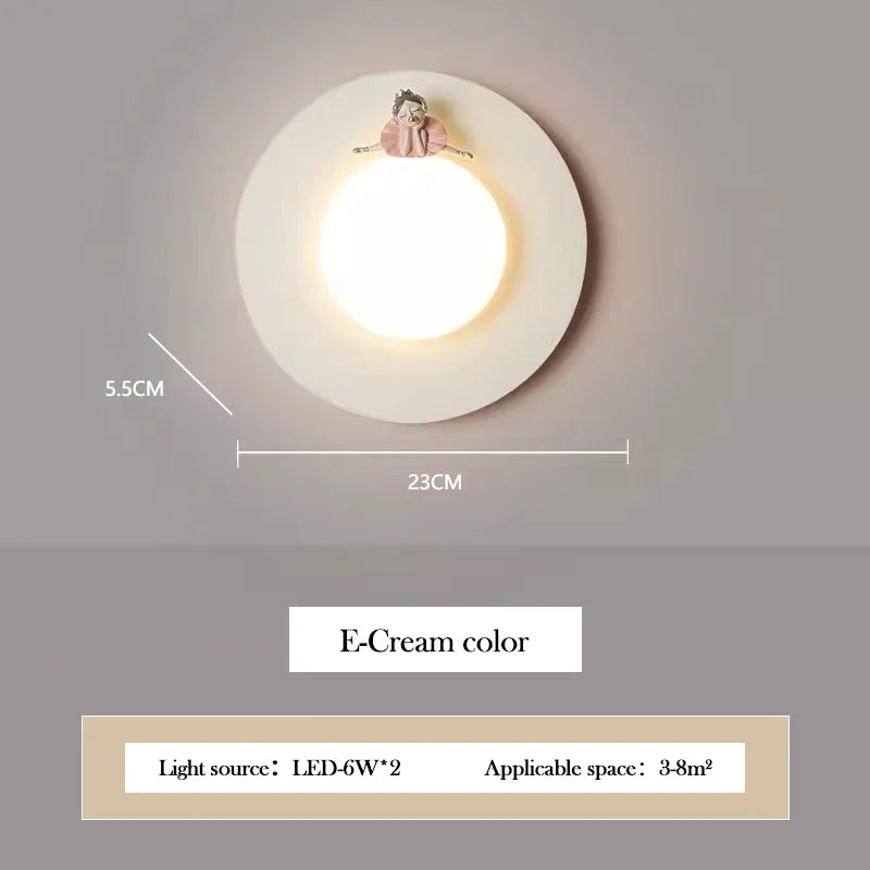 applique murale lumineuse pour chambre de fille moderne et chaleureuse