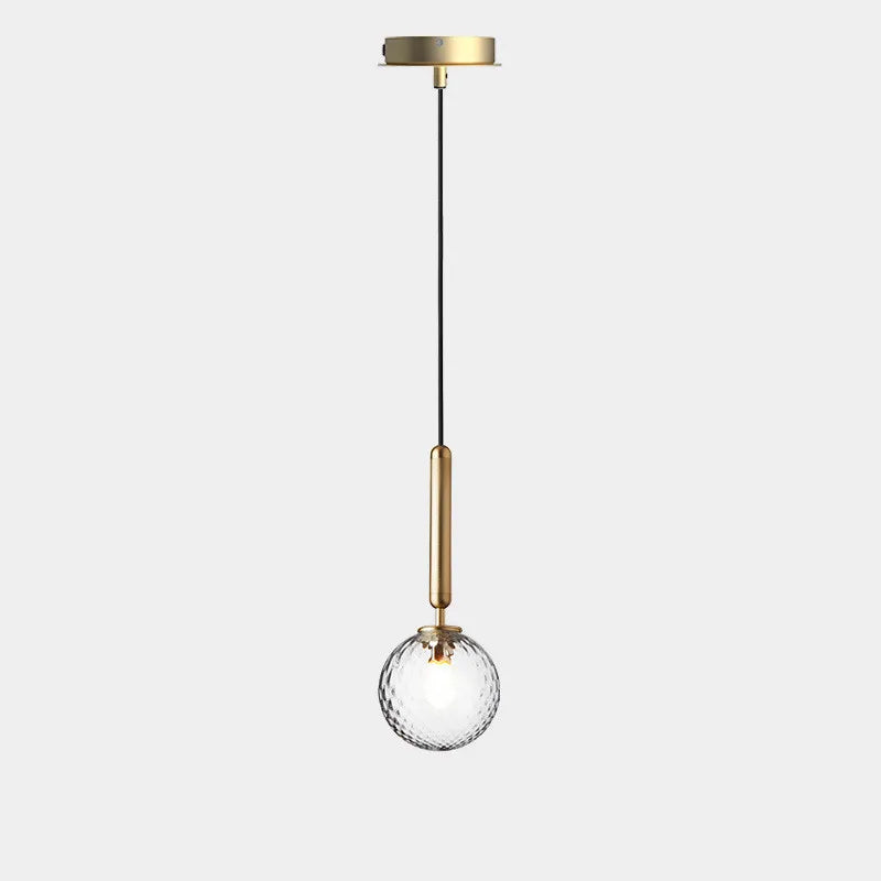 lustre moderne en verre pour décoration intérieure élégante