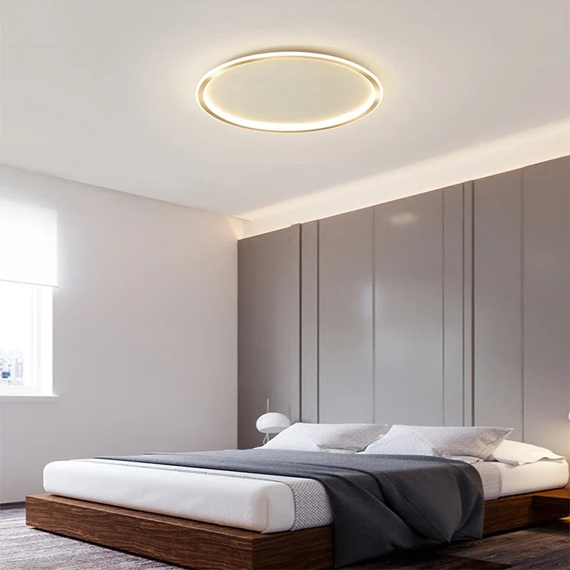 plafonnier led moderne simple variable ronde ou carrée
