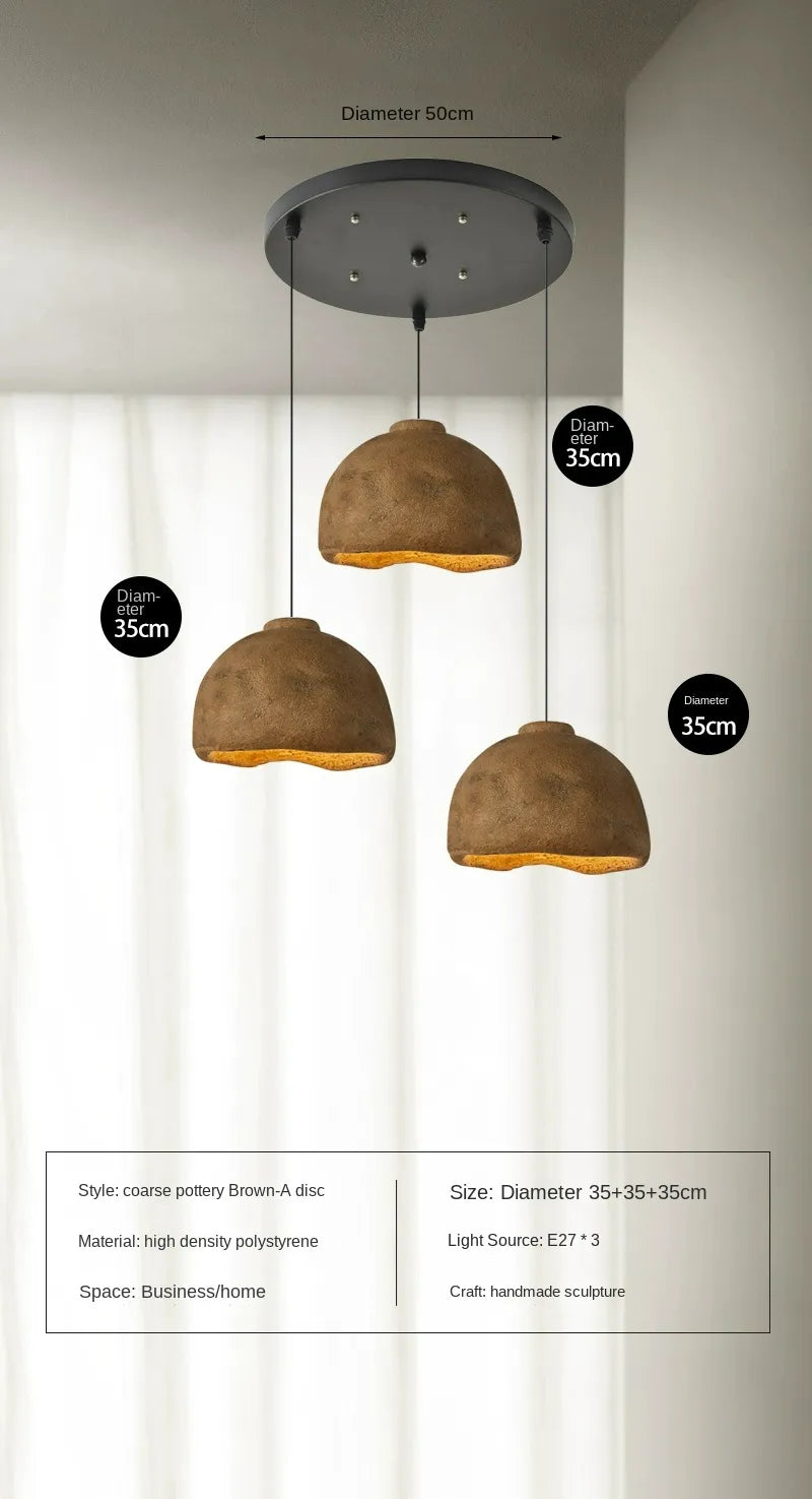 Lustre Wabi-sabi nordique simple moderne