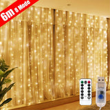 guirlande lumineuse led avec télécommande et 8 modes décoratifs
