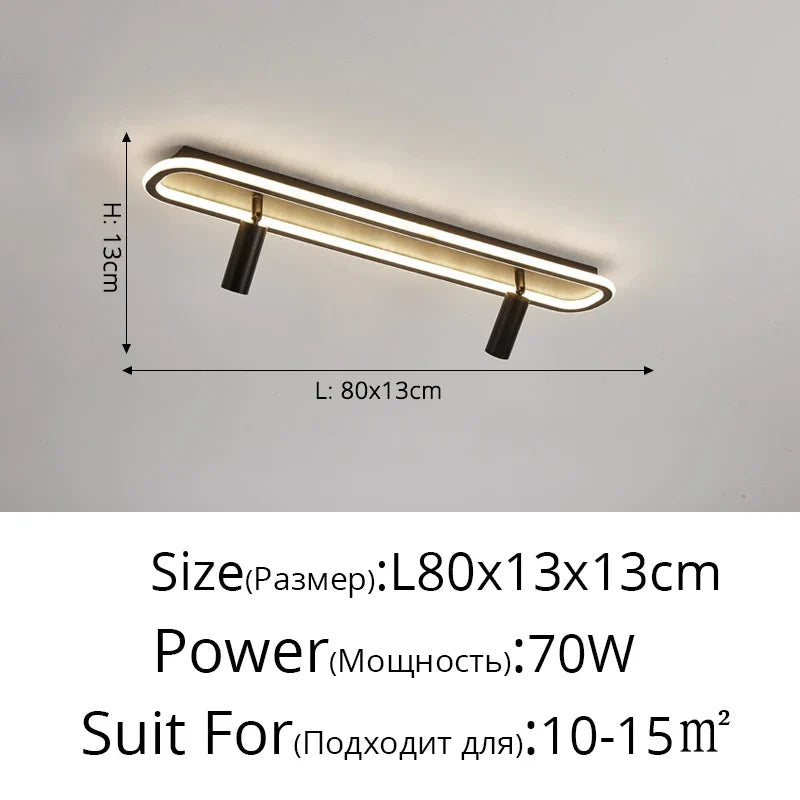 Plafonnier Acrylique LED à spots