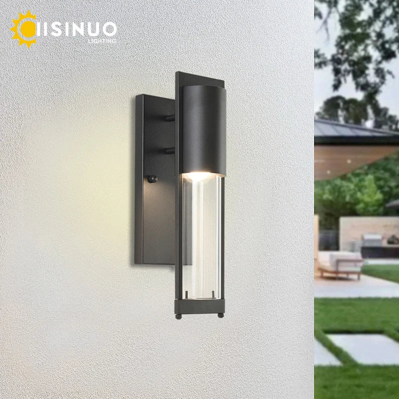 Éclairage mural LED extérieur étanche rétro Vintage Bronze E27 ampoule pour jardin porche applique réverbère 96V220V applique Luminaire