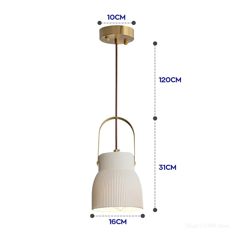 lampe en céramique style japonais pour restaurant et bar