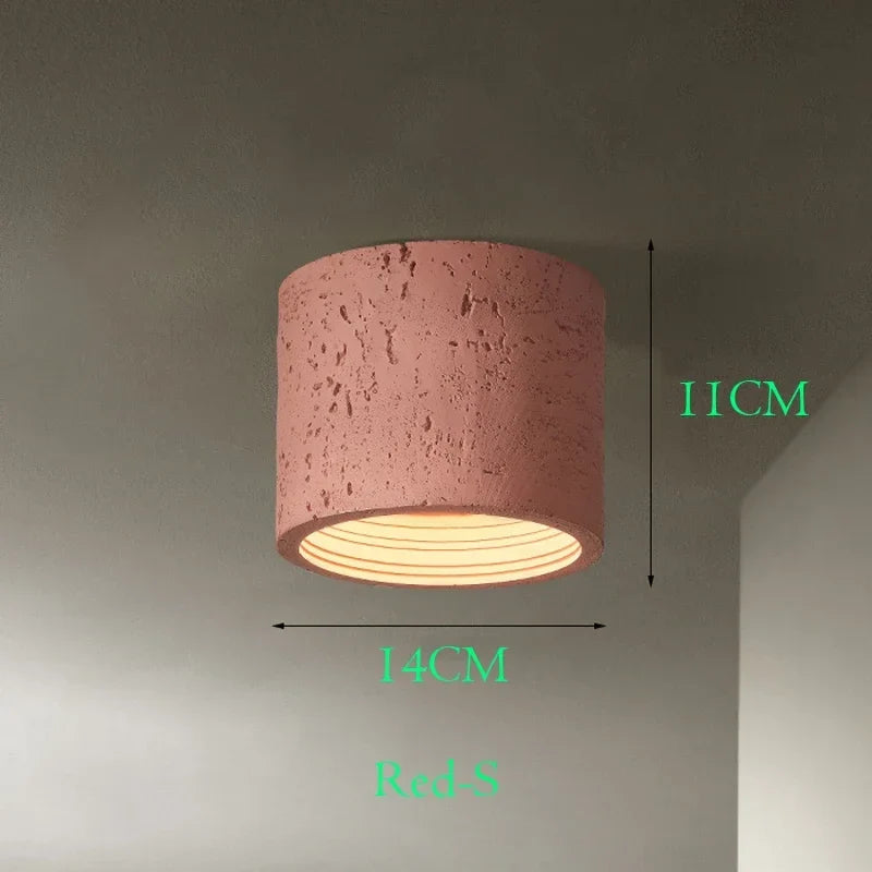 plafonnier led wabi-sabi style nordique pour décoration intérieure
