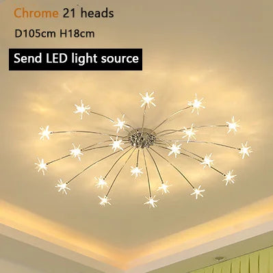 plafonnier led moderne nordique créatif ciel étoilé pour décoration maison