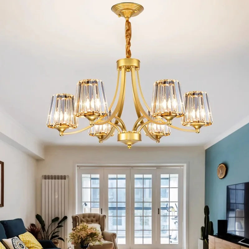 Lustre led design moderne luminaire décoratif d'intérieur