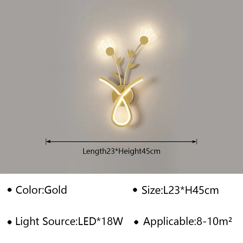applique murale led moderne pour décoration intérieure élégante