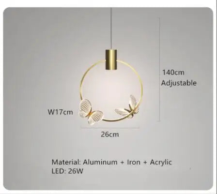 suspension design en acrylique pour décoration moderne de luxe