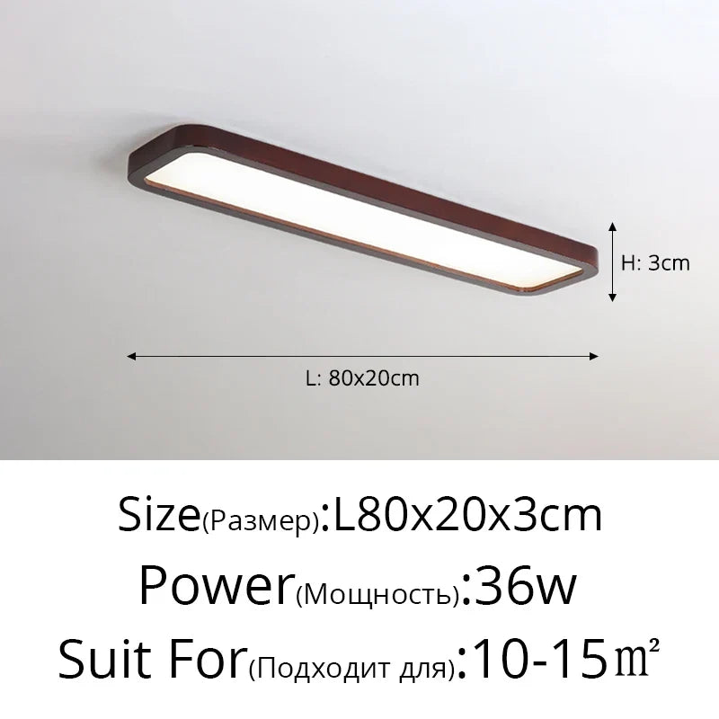plafonnier led ultra-mince moderne pour entrée et balcon