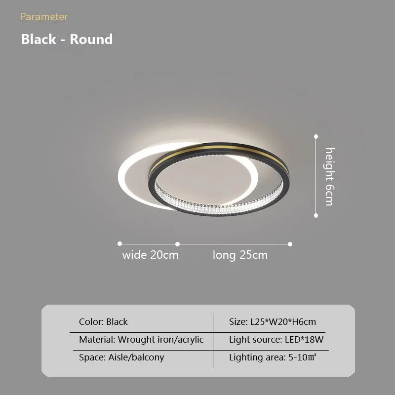 plafonnier moderne led luxueuse décoration intérieure nordique créative