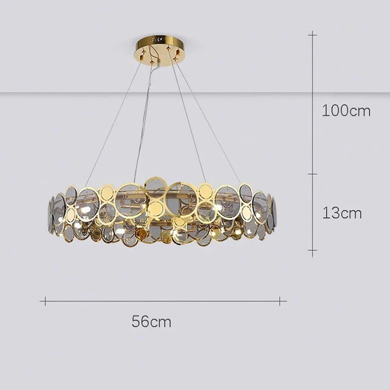 lustre moderne led de luxe pour éclairage intérieur