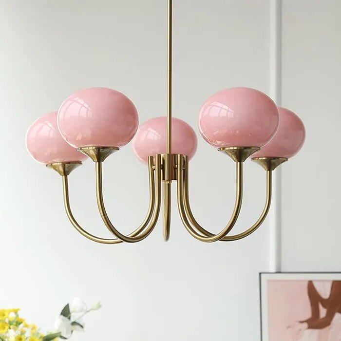 Lustre design doré nordique Simple
