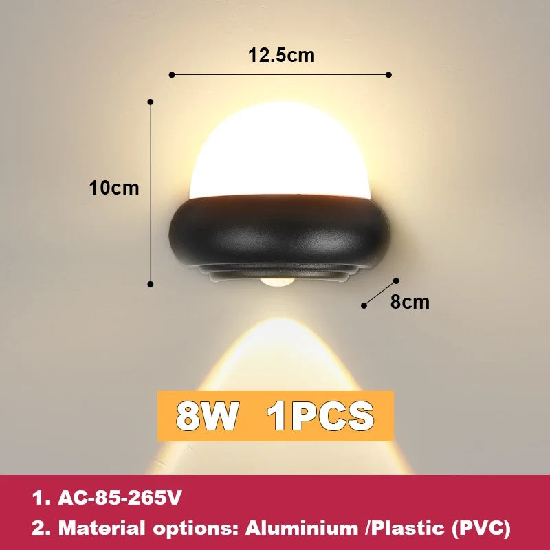 applique murale led moderne pour extérieur et jardin