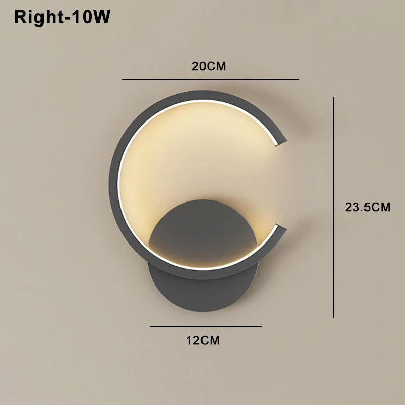 applique led moderne intérieur décor lumière