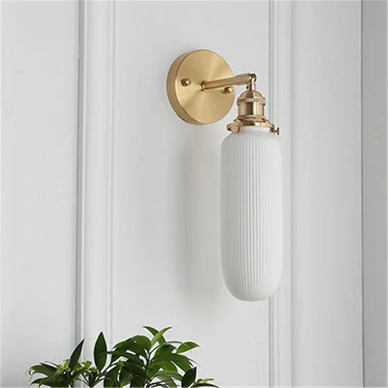applique murale led nordique moderne en céramique vintage