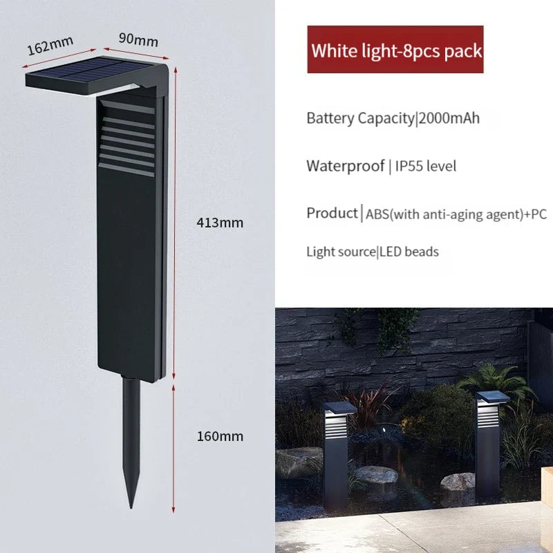 Lampe solaire IP55 étanche extérieur sol pelouse lumières LED Villa jardin paysage lampes debout prise de sol lumière du soleil éclairage