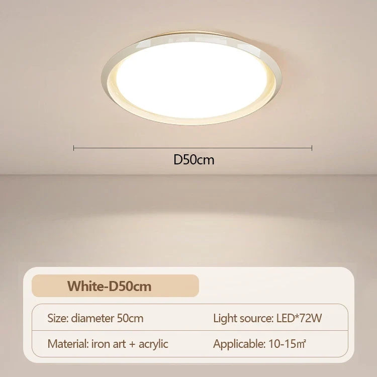 plafonnier led ultra mince design moderne pour décoration intérieure