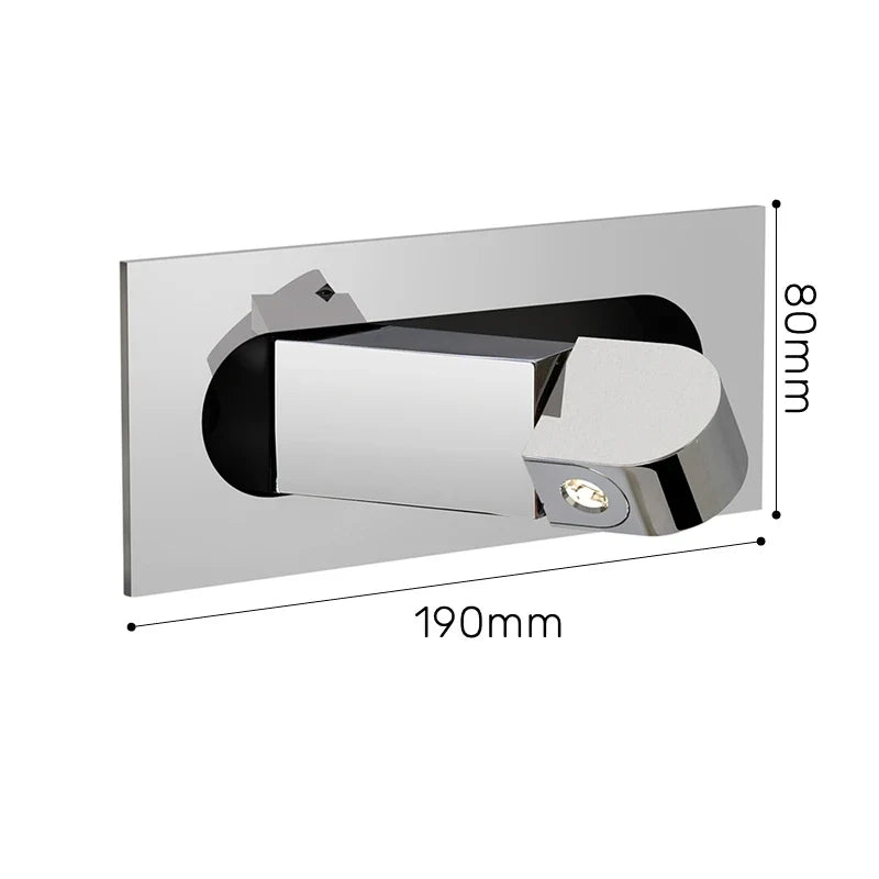 applique murale led pliante design moderne angle réglable hôtel