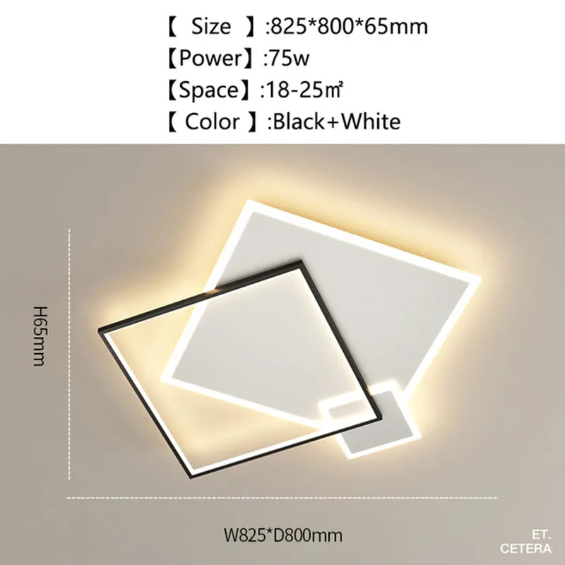 plafonnier led moderne pour décoration intérieure élégante et lumineuse
