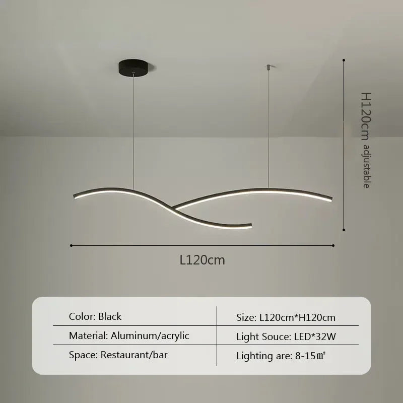 suspension acrylique hyperbolique design moderne décorative