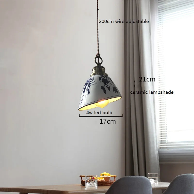 suspension led moderne en céramique pour intérieur maison