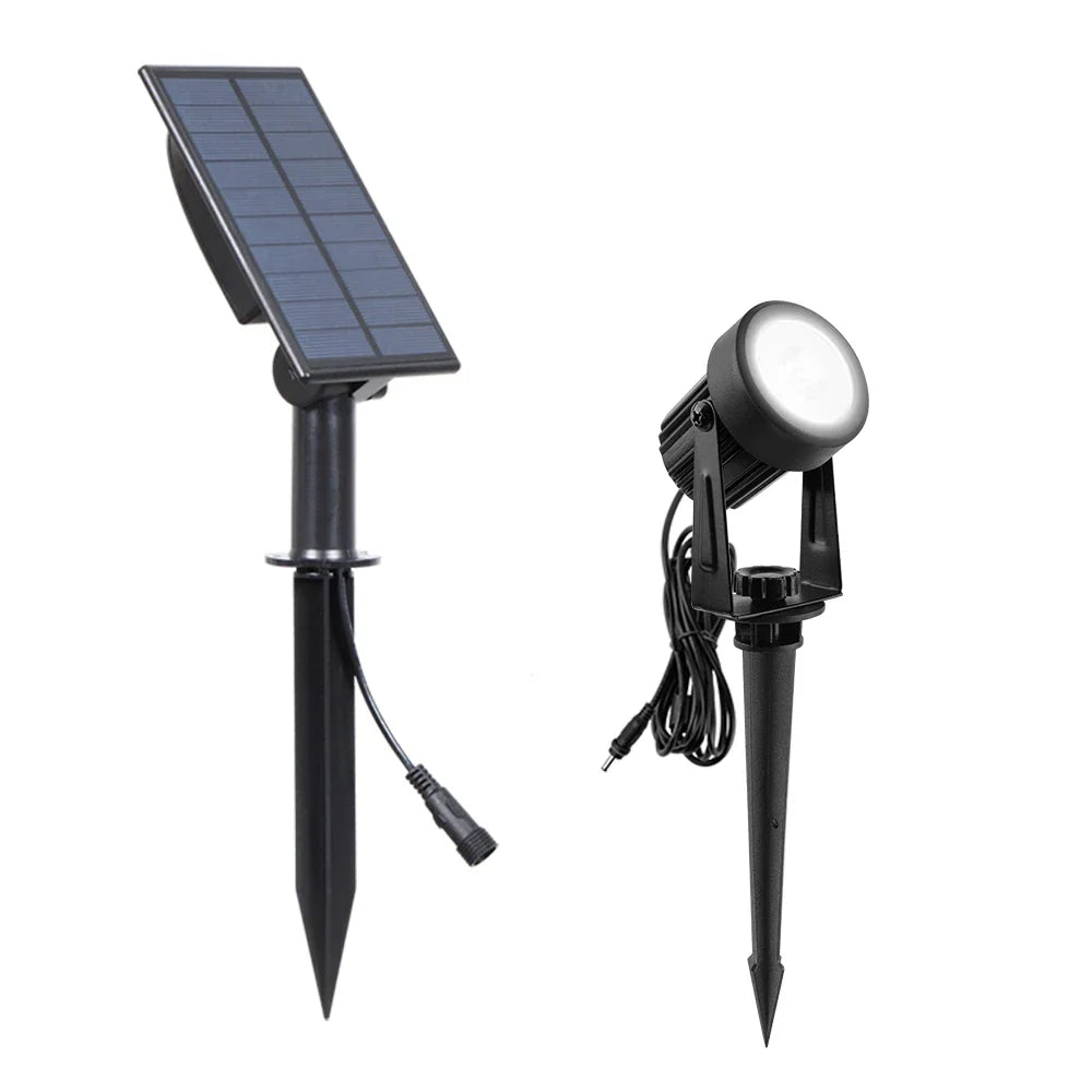 T-sunrise lumière extérieure LED solaire IP65 étanche décoration de jardin lumières RGB blanc chaud/froid paysage lampes d'éclairage de cour