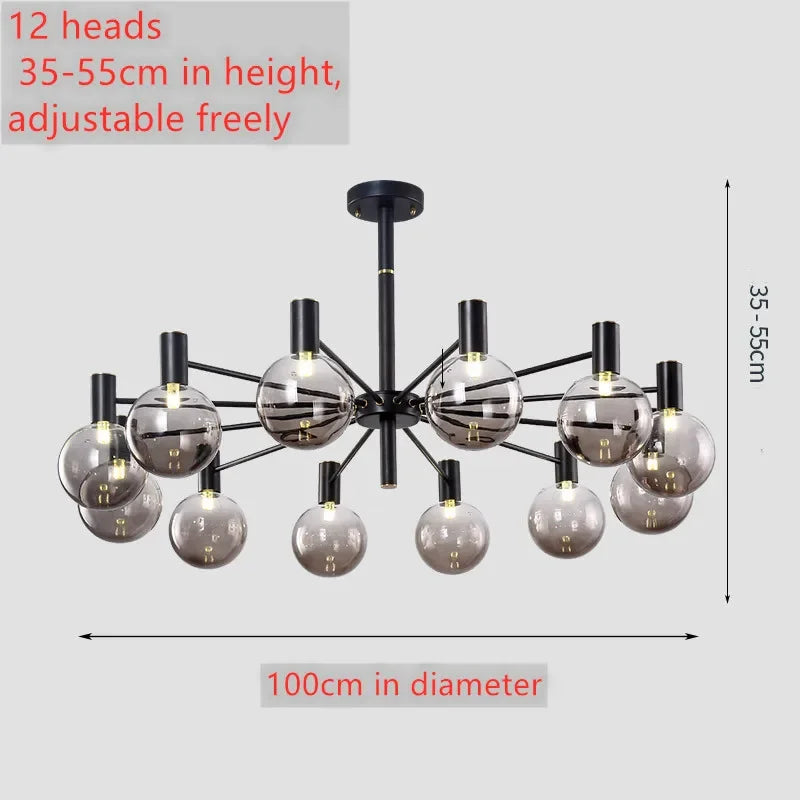 suspension led moderne vintage pour cuisine et salon