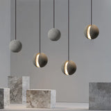 lustre moderne nordique led créatif design lune planète