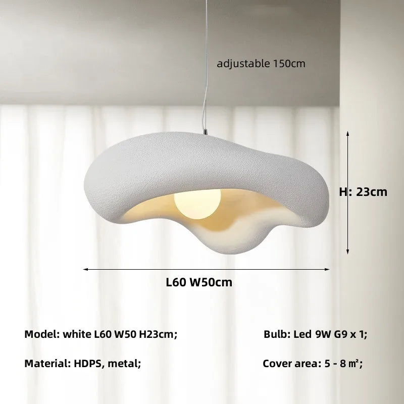 suspension LED wabi sabi style nordique