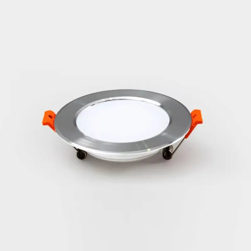 Luz descendente LED empotrada en el techo, lámpara blanca fría y cálida AC220V 3 colores de atenuación, 5W 7W 9W12W 15W 18W 24W