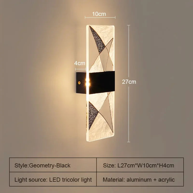 Applique murale LED moderne