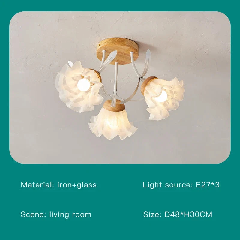 lustre créatif fleurs décoration nordique pour intérieur moderne