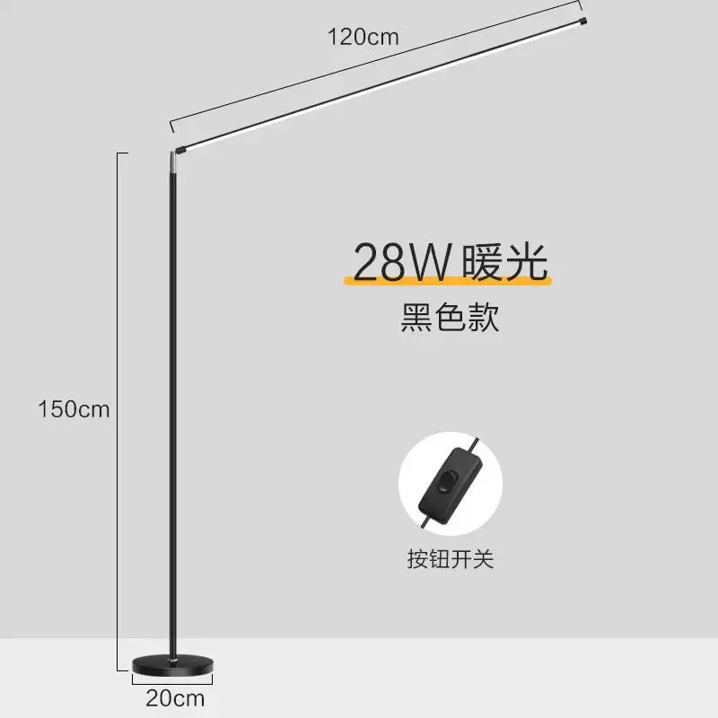lampadaire led minimaliste super lumineux pour lecture