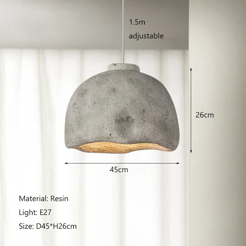 Nordique wabi-sabi vent Restaurant Bar Loft suspension LED lumières lustre salle à manger décor à la maison chambre chevet suspension luminaire